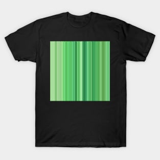 Shades of Green Stripes T-Shirt